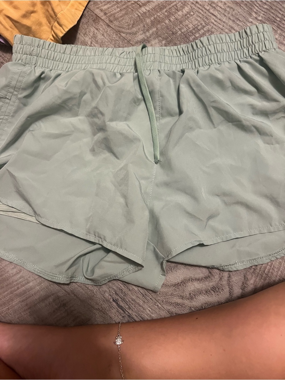 Light Sage Green Athletic Shorts